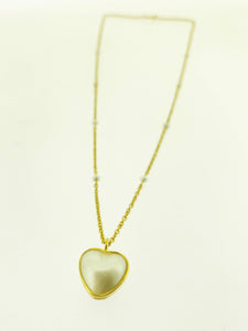 Yellow Gold Mabé Pearl Necklace