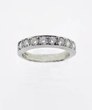 Platinum Diamond Half Eternity Ring