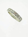 Platinum Diamond Half Eternity Ring