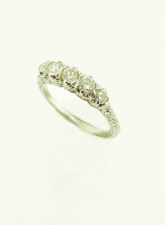 Vintage Diamond And Gold Ring