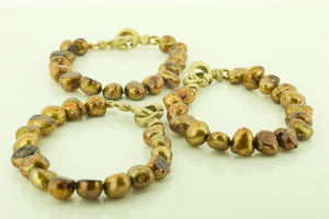 Freshwater Bronze Pearl Bracelet