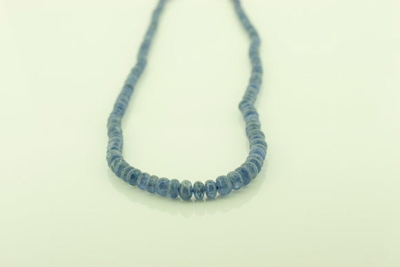 Cabochon Sapphire Bead Necklace