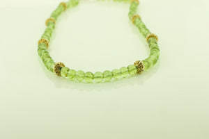 Cabochon Peridot Necklace