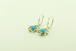 Silver Turquoise Earrings