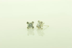 Cubic Zirconia Stud Earrings