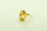 Gold Citrine Ring