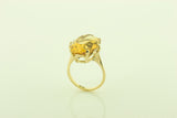 Gold Citrine Ring