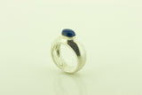 Silver and Lapis Lazuli Ring