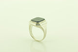 Silver Onyx Signet Ring