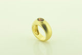 Silver Gilt and Garnet Ring