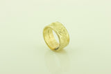 Silver Gilt Engraved Ring