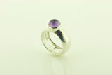 Silver Ring with Amethyst