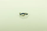 Vintage Palladium, Diamond and Sapphire Ring