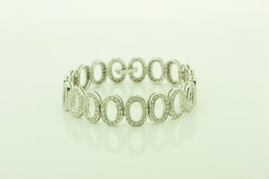 18ct White Gold Diamond Bracelet