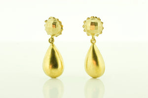 Silver Gilt Victorian Style Earrings