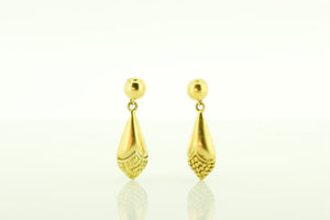 Silver Gilt Fancy Drop Earrings