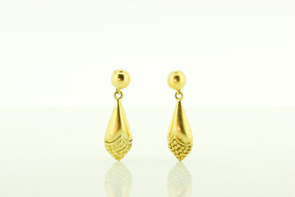 Silver Gilt Fancy Drop Earrings