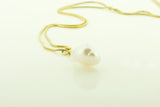 Mabé Pearl Drop with Silver Gilt Chain