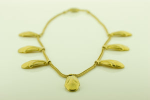 Silver Gilt Art Nouveau Inspired Necklace