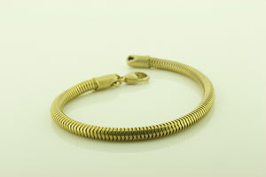 Silver Gilt Snake Chain Bracelet