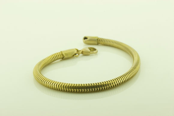 Silver Gilt Snake Chain Bracelet