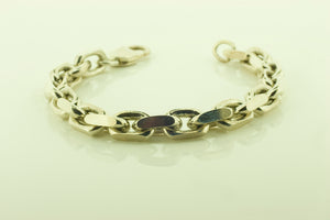 Silver Flat Link Bracelet