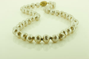 Vintage Grey Faux Pearls